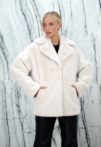 Куртка из искусственного меха(норка),английский ворот. Арт.Э-359Р РТ-10896