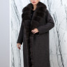 Пальто зимнее кашемировое, отделка ворот/борт мех  финский песец. Арт.6038 РТ-10356
