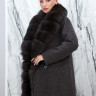 Пальто зимнее кашемировое, отделка ворот/борт мех  финский песец. Арт.6038 РТ-10356
