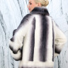 Шуба из меха нутрии, прямого кроя/ворот. Арт.М-24 РТ-7232