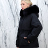 Пуховик с натуральным наполнителем (90% пух,10% перо)капюшон отделка мех песца. Арт.7013 РТ-10491
