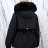Пуховик с натуральным наполнителем (90% пух,10% перо)капюшон отделка мех песца. Арт.7013 РТ-10491