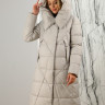 Пальто утепленное с капюшоном. Наполнитель био-пух., серый, 120 см