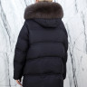 Пуховик с натуральным наполнителем (90% пух,10% перо)капюшон отделка мех песца. Арт.8889 РТ-10499