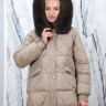 Пуховик с натуральным наполнителем (90% пух,10% перо)капюшон отделка мех песца. Арт.6812-1 РТ-10495