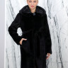 Шуба из меха норки,пояс/капюшон. Арт.Инесса8008 РТ-4440