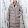 Пуховик с натуральным наполнителем(90%пух,10%перо),английский ворот/пояс. Арт.85886 РТ-10476