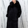 Шуба из меха норки, прямого кроя/капюшон. Арт.2517 РТ-10337