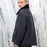 Полупальто из кашемира(70% шерсть,30% полиэстер), ворот трикотаж(съемный) Арт.25869 РТ-10782