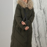 Пальто утепленное-биопух, капюшон енот.  Артикул Y019-883-1 PT-7786