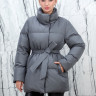 Пуховик с натуральным наполнителем(90%пух,10%перо),ворот/пояс. Арт.85876 РТ-10435