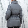 Пуховик с натуральным наполнителем(90%пух,10%перо),ворот/пояс. Арт.85876 РТ-10435