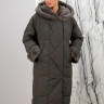 Пальто утепленное (биопух), капюшон. Артикул 28510, РТ-8737