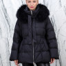 Пуховик с натуральным наполнителем(90%пух,10%перо),капюшон/пояс. Арт.М-8151 РТ-10496