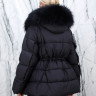 Пуховик с натуральным наполнителем(90%пух,10%перо),капюшон/пояс. Арт.М-8151 РТ-10496