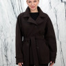 Полупальто демисезонное (70% шерсть,30% полиэстер) английский ворот. Арт.7524 РТ-10778