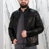 Куртка из натуральной кожи, ворот стойка/на замке. Арт. М2060, РТ-9181