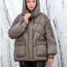 Пуховик с натуральным наполнителем (90%пух,10%перо), капюшон. Арт.Y026-107 РТ-10500