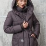 Пуховик утепленный (биопух),на замке/капюшон. Арт.6109Р РТ-10983