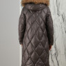 Пальто утепленное-биопух, капюшон енот.  Артикул Y022-151 PT-7779