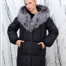 Пуховик утепленный (пух/перо) на замке,капюшон мех лисица. Арт. 5608 РТ-10363
