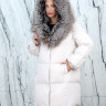 Пуховик утепленный (пух/перо) на замке,капюшон мех лисица. Арт. 5608 РТ-10364