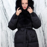 Пуховик с натуральным наполнителем (90%пух,10%перо), капюшон мех песца. Арт.6385 РТ-10509