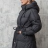 Пуховик утепленный (биопух), капюшон/пояс. Арт.6182 РТ-10982