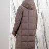 Пальто утепленное-биопух, на замке/капюшон. Артикул 28117 РТ-8718