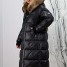 Пальто утепленное (биопух), капюшон отделка мех енота. Артикул Y-021-869 PT-9222
