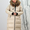 Пальто утепленное (биопух), капюшон отделка мех енота. Артикул Y-021-869 PT-9224