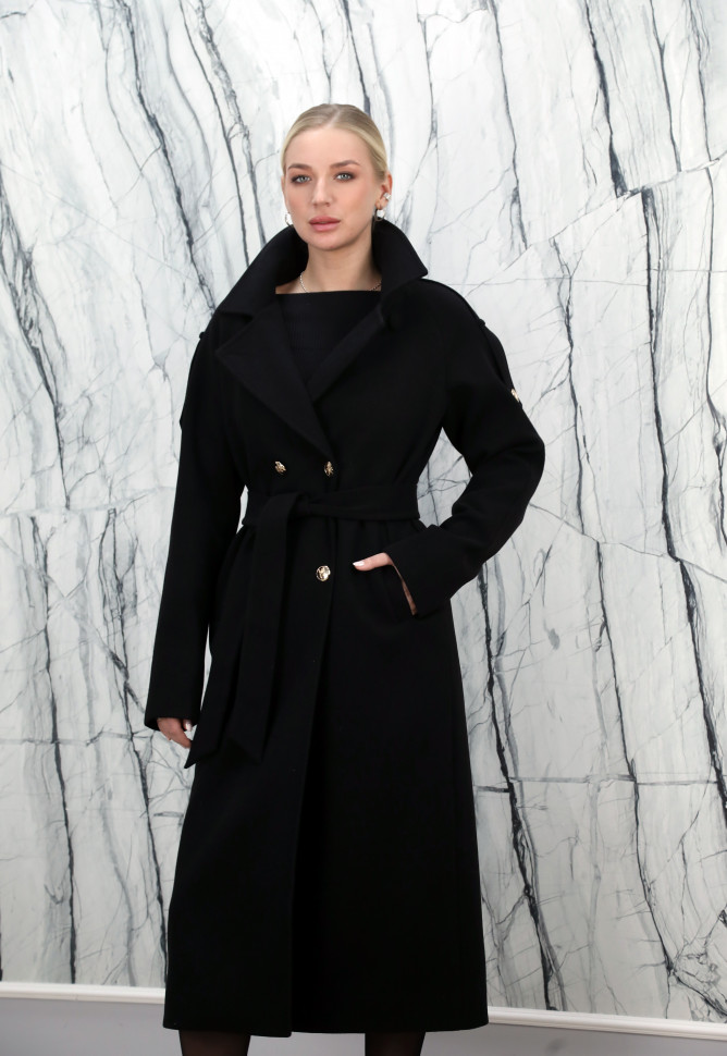 Пальто демисезонное английский ворот/пояс.Арт.7521 РТ-10777