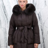Пуховик с натуральным наполнителем (90%пух,10%перо), капюшон мех песца. Арт.8397А РТ-10504