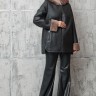 Дубленка из натуральной овчины, на замке/капюшон. Арт.K-2692LK|800OF РТ-10969