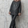 Дубленка из натуральной овчины, на замке/капюшон. Арт.K-2692LK|800OF РТ-10969