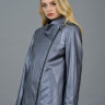 Куртка из экокожи, лазурит, 80 см