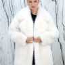 Полушубок из эко меха песца, английский ворот. Арт.3888 РТ-10408