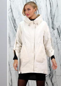 Куртка удлиненная/демисезонная. На замке/капюшон. LY8110P РТ-9208