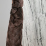 Шуба из меха нутрии, капюшон отделка чернобурая лисица. Арт. Н-16 РТ-7645