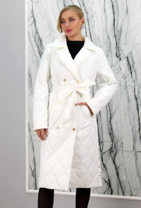 Куртка удлиненная/демисезонная (синтепон). Английский ворот/пояс. 3379-110 РТ-9125 