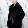 Шуба из меха аукционной норки Nafa, английский ворот. Арт.2205 РТ-10708