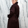 Пальто из искусственной замши, ворот/пояс. Арт.6-СТ205 РТ-10772