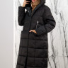 Пальто утепленное био-пух, капюшон . Артикул 9537 РТ-8704