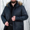 Пуховик утепленный (верблюжья шерсть), отделка капюшона мех енота. Арт.668 РТ-9882
