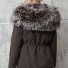 Парка с натуральным утеплителем(кролик), капюшон мех енота. Арт.26023 РТ-10979
