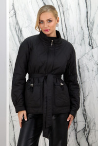 Куртка демисезонная (синтепон), английский ворот/пояс. 2962 рт-9128