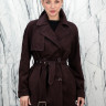 Куртка из искусственной замши, английский ворот/пояс. Арт.6-СТ185-1 РТ-10793