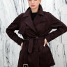 Куртка из искусственной замши, английский ворот/пояс. Арт.6-СТ185-1 РТ-10793