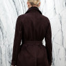 Куртка из искусственной замши, английский ворот/пояс. Арт.6-СТ185-1 РТ-10793