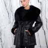 Дубленка из искусственного меха, капюшон эко мех тоскана. Арт.209 РТ-10331